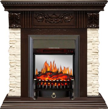 Каминокомплект Royal Flame Luxemburg с очагом Fobos FX M Black