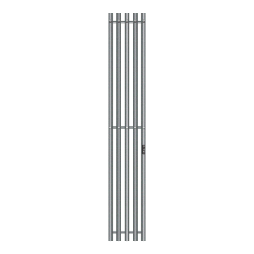 Электрический полотенцесушитель Primoclima Sol R C E Graphite 150*24 5