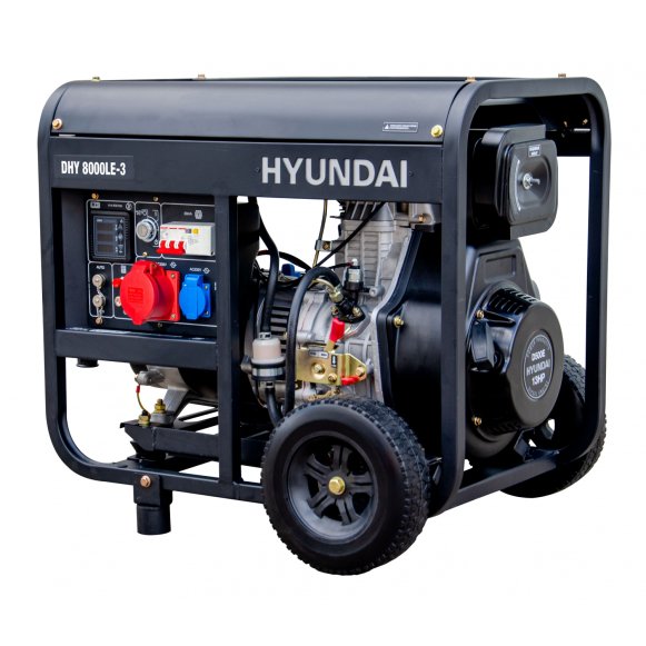 Изображение товара Дизельный электрогенератор Hyundai DHY 8000LE-3