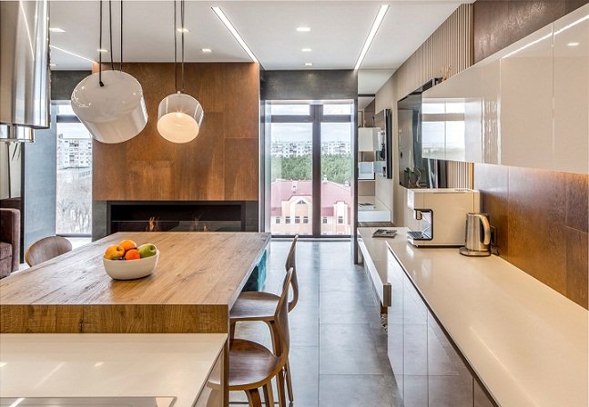 Встроенный биокамин Lux Fire Кабинет 1710 М ВБКК-1710М — фото 11