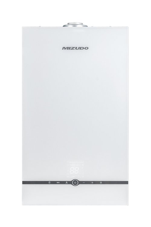 Настенный газовый котел Mizudo Maestro Gem M24T PRO 24 кВт 2 Т/О OPT WIFI белая панель — фото 1
