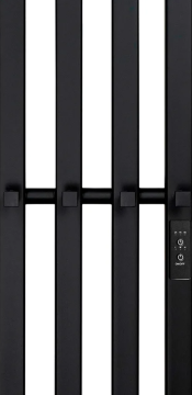 Электрический полотенцесушитель Primoclima Sol Q C E Black 150*18 4