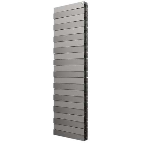 Биметаллический вертикальный радиатор Royal Thermo Piano Forte Tower Silver Satin 18 секций Биметаллический вертикальный радиатор Royal Thermo Piano Forte Tower Silver Satin 18 секций