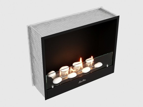 Встроенный портальный биокамин Lux Fire Фаер Бокс 1 25.5 ПБ-ФБ-1-25.5