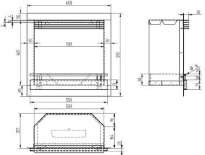 Каминная вставка Zefire Standart
