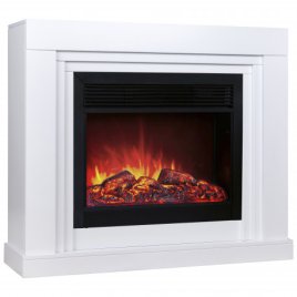 Каминокомплект RealFlame Stanley 26 WT с очагом MoonBlaze BL Lux Black
