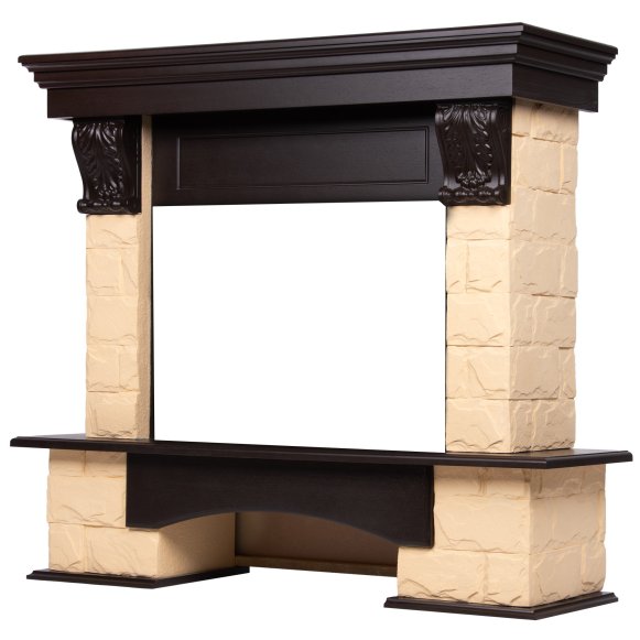 Изображение товара Электрокаминный портал Firelight Forte 25S из камня и МДФ, 115х102 см, Россия