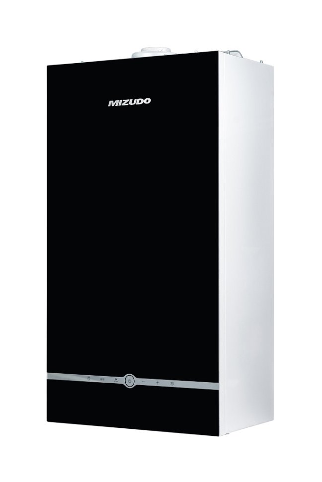 Настенный газовый котел Mizudo Maestro Gem M24T PRO 24 кВт 2 Т/О OPT WIFI черная панель