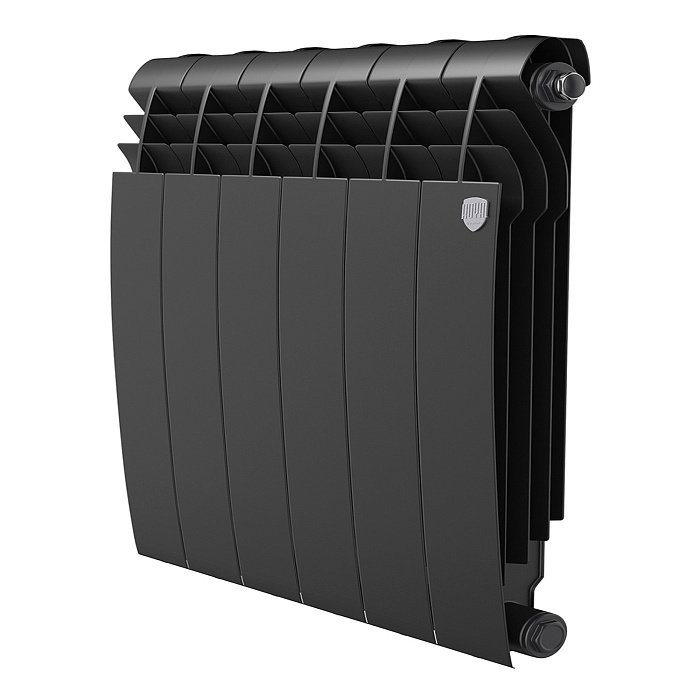 Биметаллический радиатор отопления Royal Thermo BiLiner B 500 6 секций Noir Sable