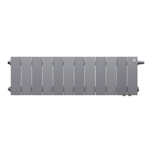 Биметаллический радиатор отопления Royal Thermo PianoForte 200 VDR80 Silver Satin 12 секций — фото 2