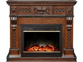 Каминокомплект RealFlame Corsica Lux 25,5 с очагом MoonBlaze S LUX Brass