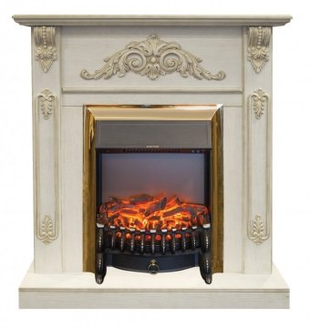 Каминокомплект RealFlame Anita corner STD/EUG WTG с очагом Fobos Lux Brass S