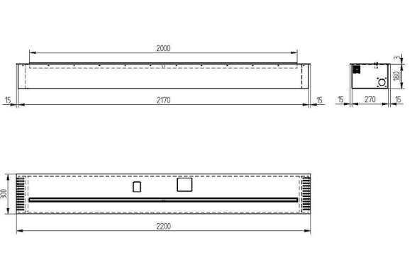 Биокамин автоматический Zefire 2200