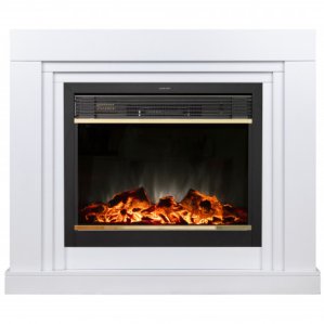 Изображение товара Каминокомплект RealFlame Stanley 26 WT с очагом MoonBlaze BR Lux Brass