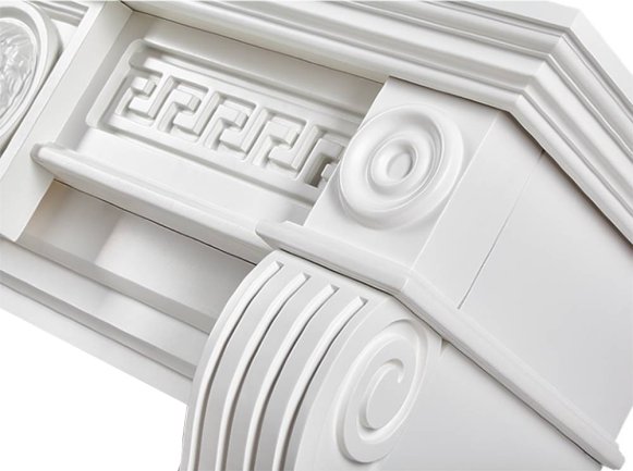 Портал Firelight Vittoriano 30 белый