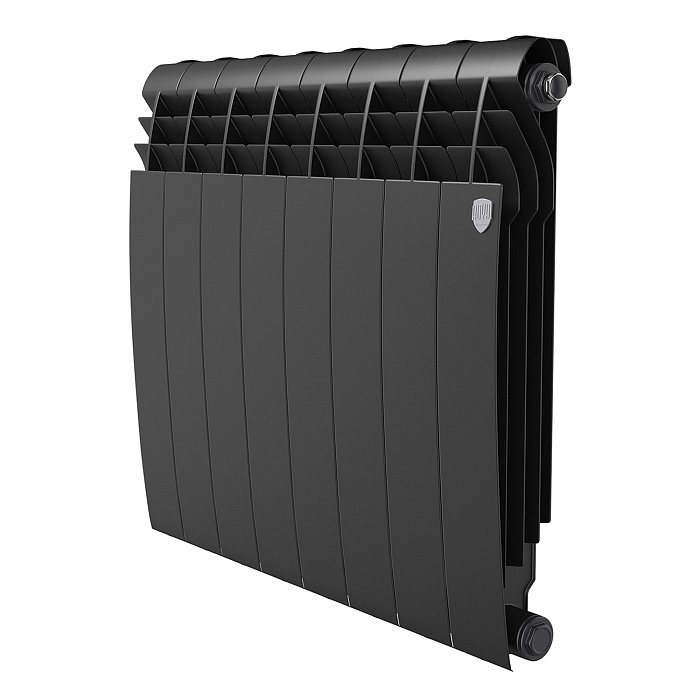 Биметаллический радиатор отопления Royal Thermo BiLiner B 500 8 секций Noir Sable