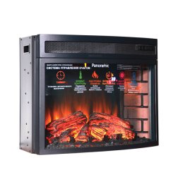 Каминокомплект Interflame Стаффорд с очагом Panoramic 25 LED FX венге