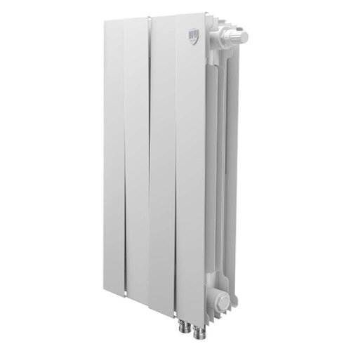Биметаллический радиатор отопления Royal Thermo PianoForte 500 VDR80 4 секции Bianco Traffico — фото 1