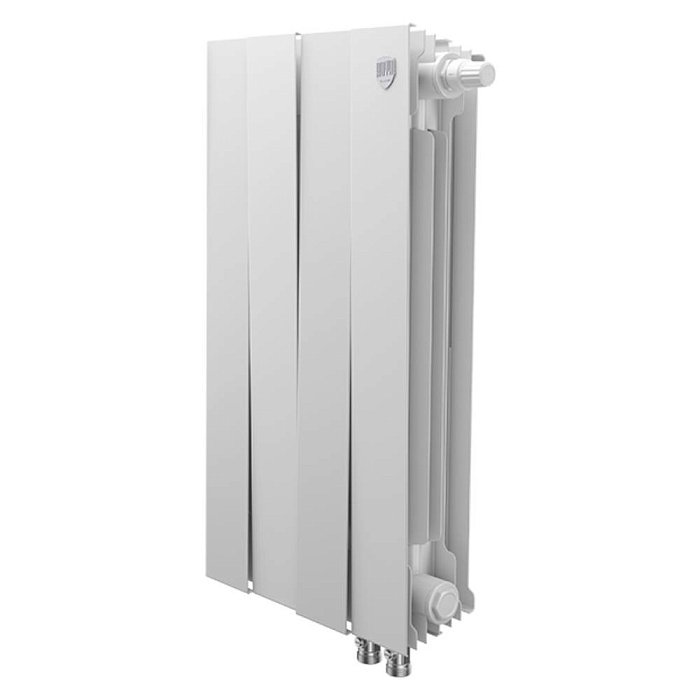 Биметаллический радиатор отопления Royal Thermo PianoForte 500 VDR80 4 секции Bianco Traffico — фото 1