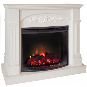 Каминокомплект RealFlame Cristina 25.5 WT c очагом Evrika LED