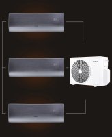 Мульти сплит-система на 3 комнаты 25+25+25 м2 AURUS ADI/in-09HN8/BLACK*3/ADMI/out-24H3N8 D Series