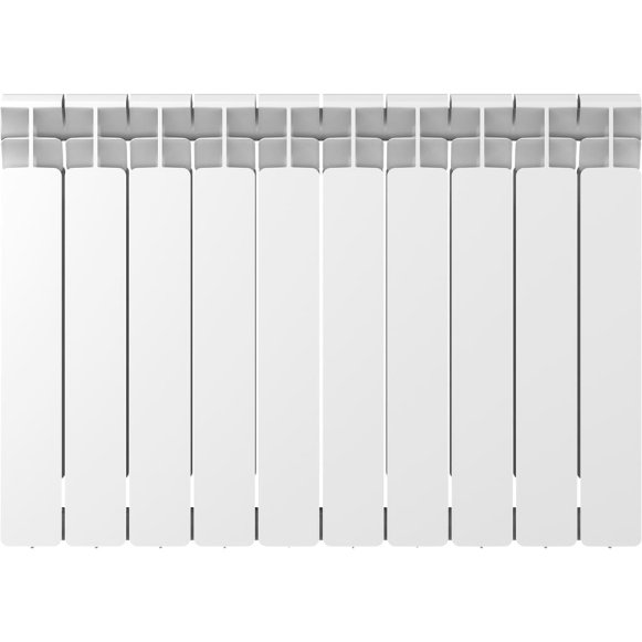 Изображение товара Биметаллический радиатор Rifar Base 500 боковое подключение 10 секций белый