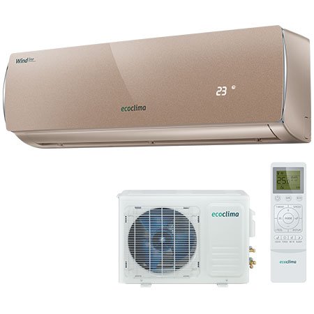 Сплит-система Ecoclima EC/I-09QC/ECW/I-09QCB Wind Line Inverter (Bronze) — фото 2