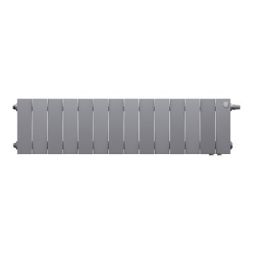 Биметаллический радиатор отопления Royal Thermo PianoForte 200 VDR80 Silver Satin 14 секций