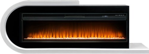 Каминокомплект Royal Flame Basel L с очагом Vision 60 LED белый с черным — фото 1