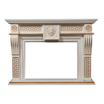 Портал Firelight Vittoriano 30 белёный дуб с золотой патиной
