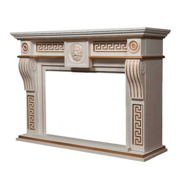 Портал Firelight Vittoriano 30 белёный дуб с золотой патиной