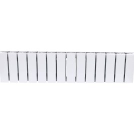 Биметаллический радиатор отопления Rifar Base 200 боковое подключение 14 секций белый RAL 9016