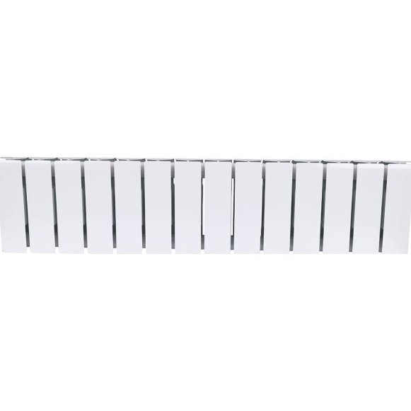 Биметаллический радиатор отопления Rifar Base 200 боковое подключение 14 секций белый RAL 9016