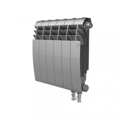 Биметаллический радиатор отопления Royal Thermo BiLiner 350 V 12 секций Silver Satin