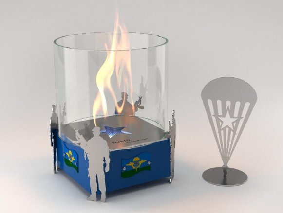 Изображение товара Настольный биокамин Lux Fire ВДВ М