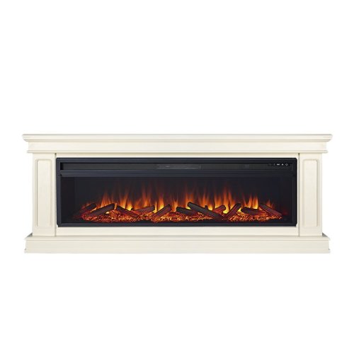 Каминокомплект Royal Flame Geneva 60 слоновая кость с патиной с очагом Vision 60 LOG LED — фото 1