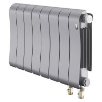 Биметаллический радиатор отопления Royal Thermo Infinity 300 Silver Satin VR80 8 секций