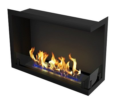 Изображение товара Угловой биокамин Zefire Standart 700 с регулируемым пламенем и простым монтажом