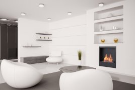 Биокамин модульный Silver Smith Shell