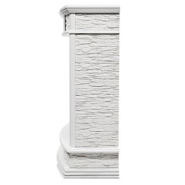 Каминокомплект Firelight Scala 25 с очагом Electrolux EFP/P-2520LS сланец скалистый белый/шпон белый дуб