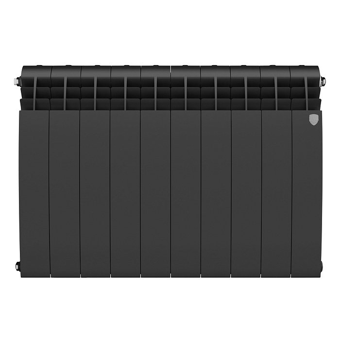Биметаллический радиатор отопления Royal Thermo BiLiner B 500 10 секций Noir Sable