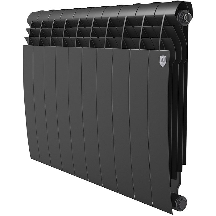 Биметаллический радиатор отопления Royal Thermo BiLiner B 500 10 секций Noir Sable