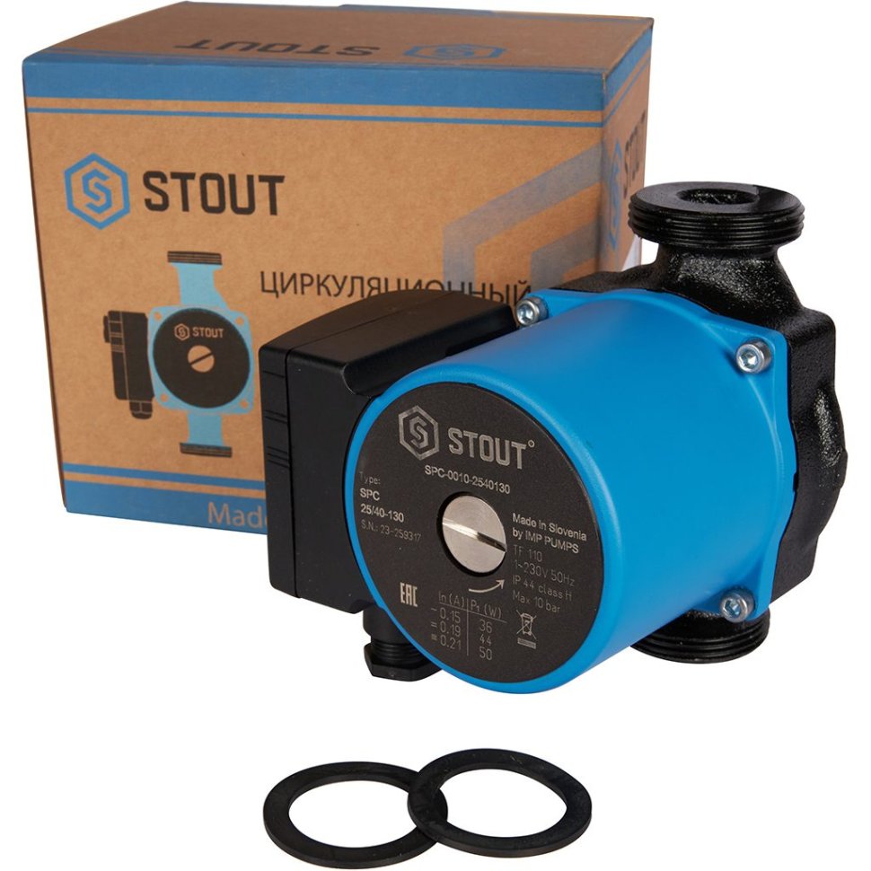 Циркуляционный насос Stout 25/40-130 SPC-0010-2540130 — фото 10
