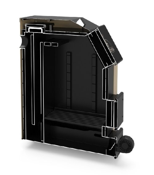 Напольный твердотопливный котел Koloss Ultra Plus 10 — фото 3