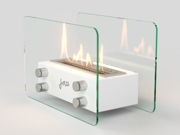 Изображение товара Настольный биокамин Lux Fire Джаз со стеклами для уютного интерьера