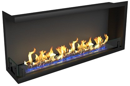 Изображение товара Угловой встроенный биокамин Zefire Standart 1100 с регулировкой пламени