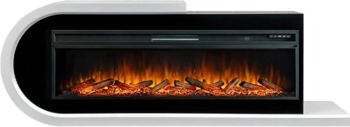 Каминокомплект Royal Flame Basel L с очагом Vision 60 LOG LED белый с черным — фото 1