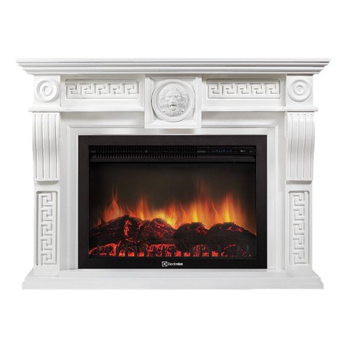 Каминокомплект Firelight Vittoriano 30 с очагом Electrolux EFP/P-3020LS белый — фото 1