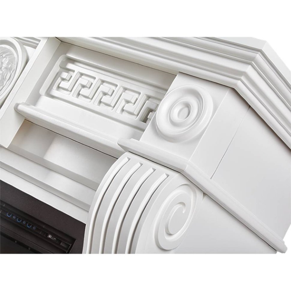 Каминокомплект Firelight Vittoriano 30 с очагом Electrolux EFP/P-3020LS белый — фото 4