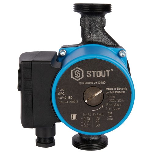 Циркуляционный насос Stout 25/40-180 SPC-0010-2540180 — фото 1